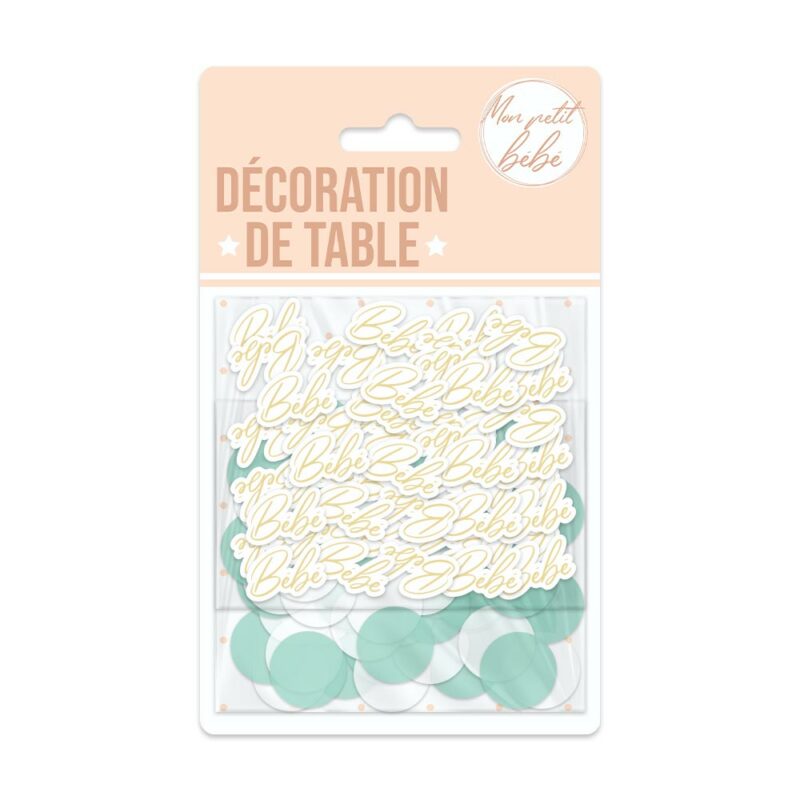 Duo de confettis Baby Shower