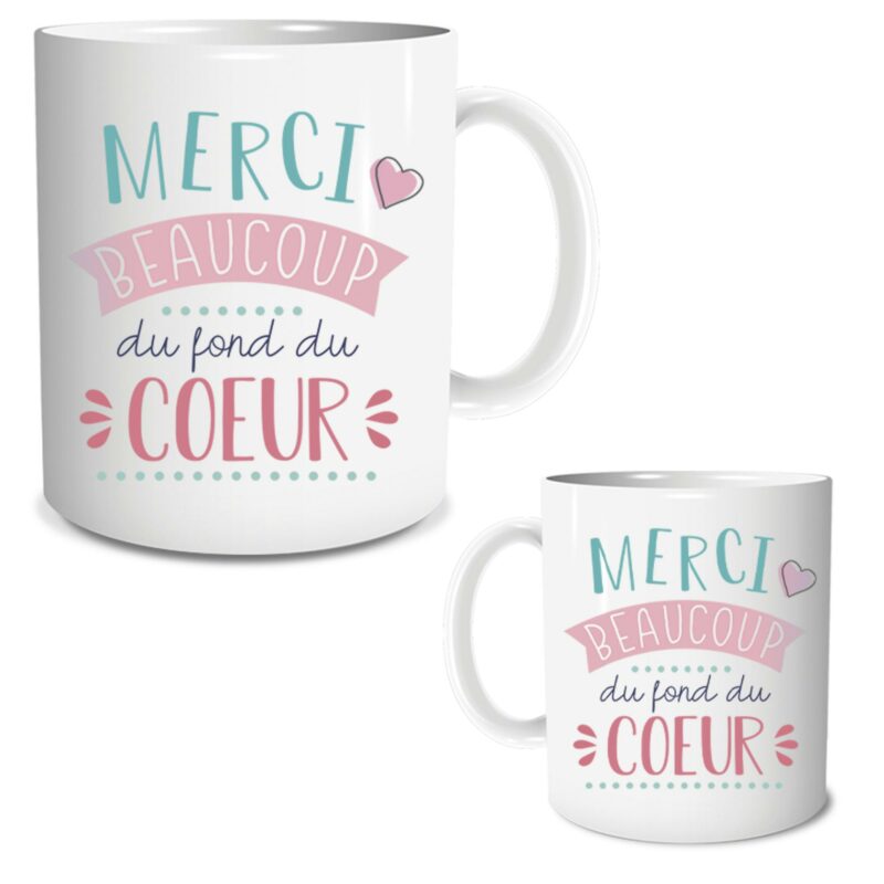 Mug Merci Beaucoup Du Fond du Cœur – Image 2