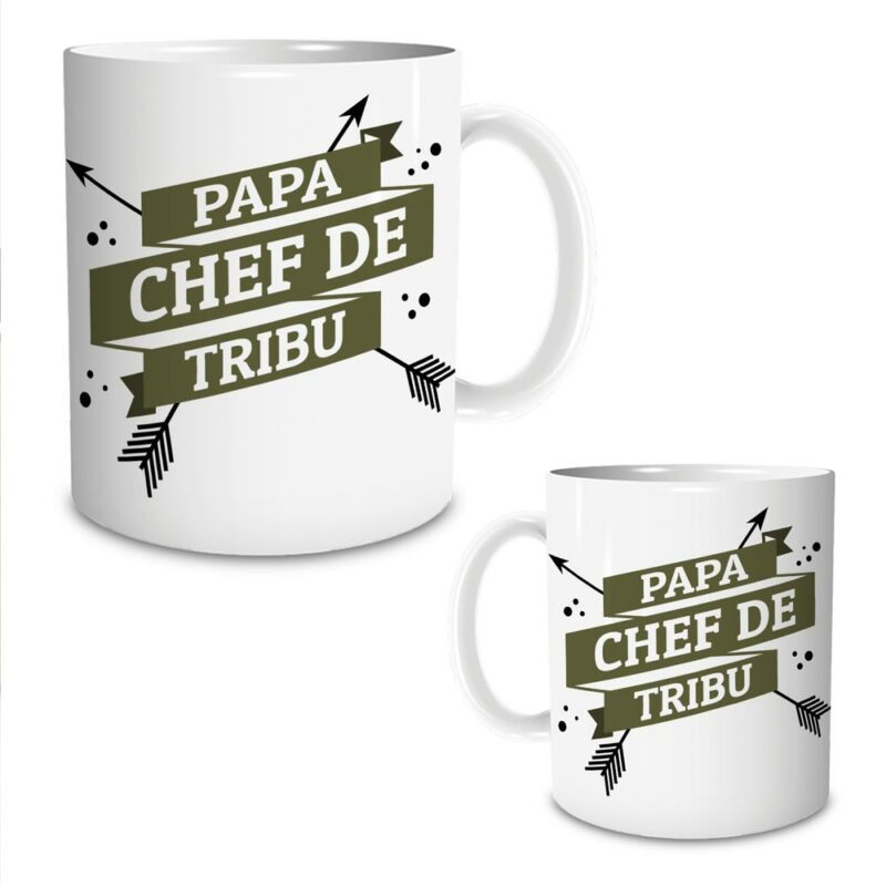 Mug Papa Chef De Tribu – Image 2